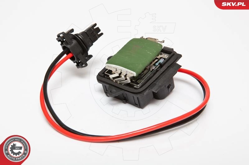 Resistor, interior blower